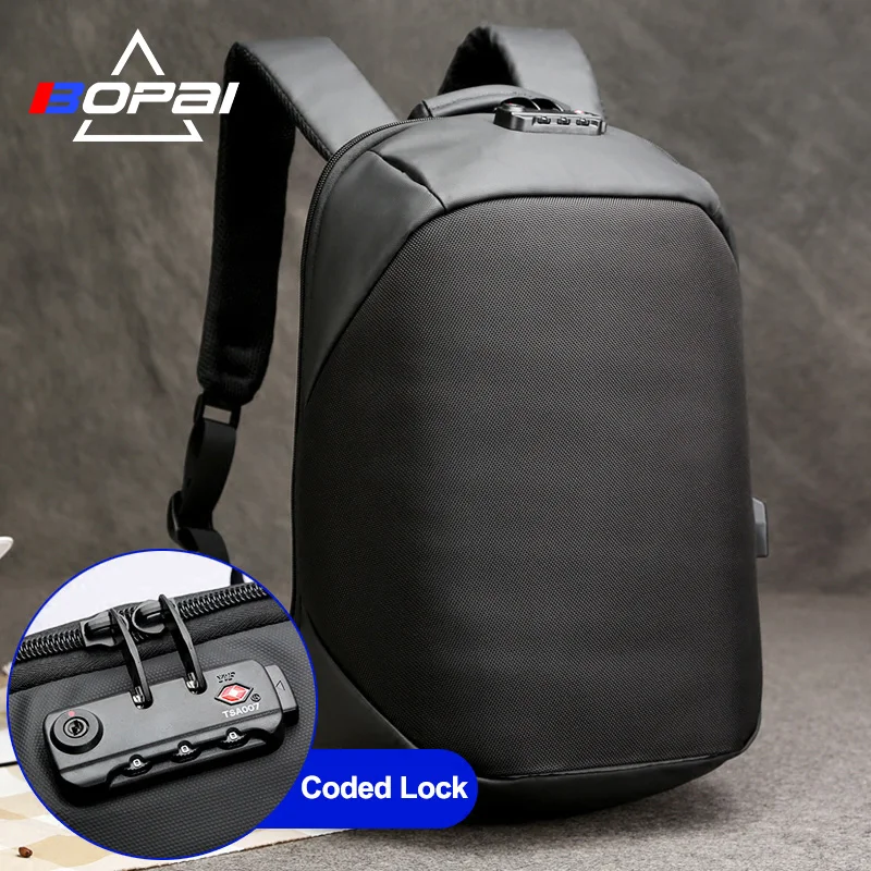 Waterproof 14 15 inch Laptop Backpack with Coded Lock