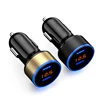 Universal Car Charger USB Vehicle DC12V-24V 5V 3.1A Dual USB Charger 2 Port Power adapter with Voltage display High Quality ► Photo 2/6