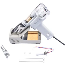 Handskit 220 В 110 В S-993P S-998P Электрический вакуумный насос для распайки двойной насос всасывающий оловянный припой присоска пистолет электрический пистолет