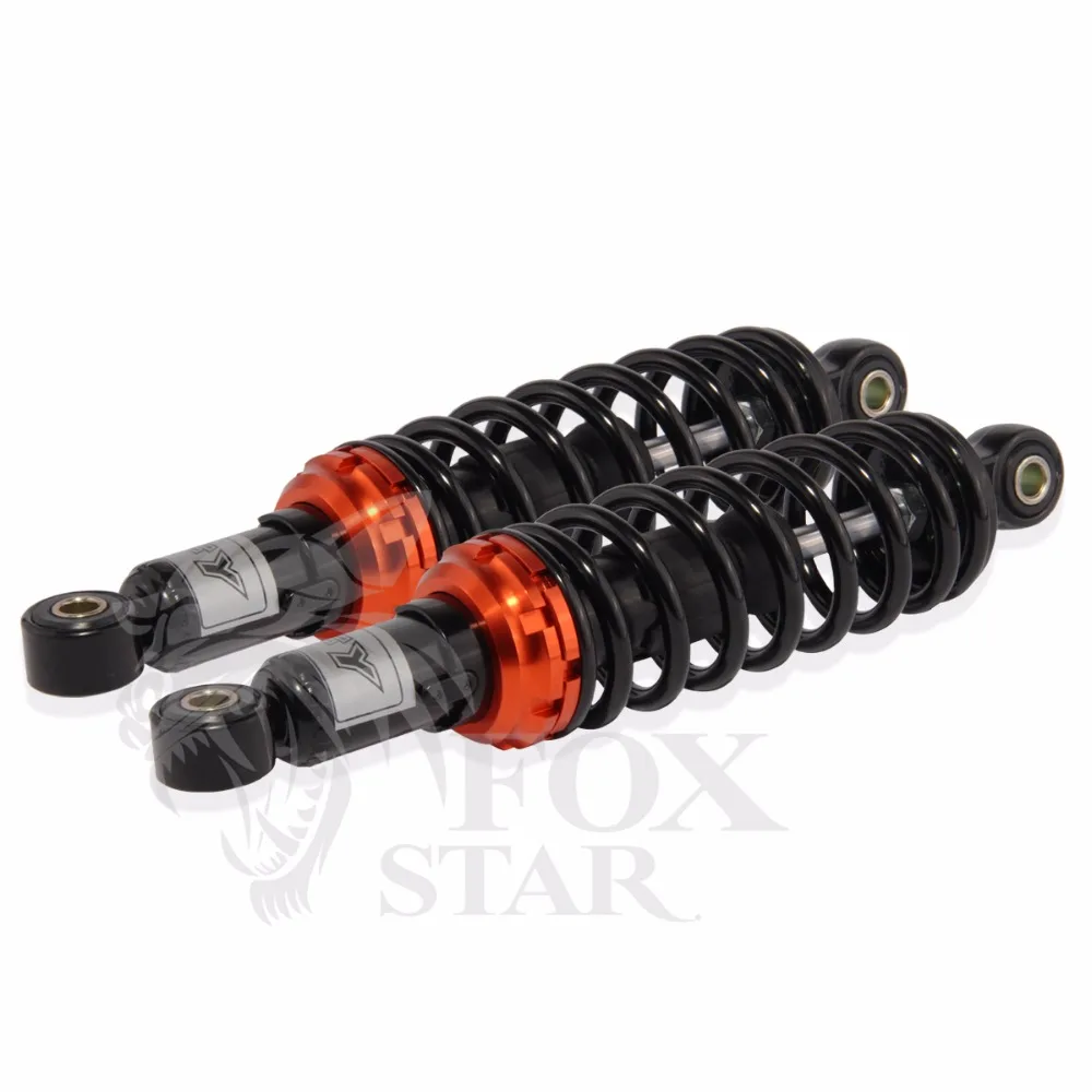 

2 Pcs  320mm 12.6 inch Orange Motorcycle Scooter ATV Dirt Bike Shock Absorber Rear Suspension Spring Damper Replacement