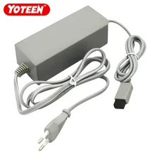 Yoteen ЕС Разъем для геймпад для Nintendo Wii питание Шнур сетевой адаптер переменного тока консоли зарядное устройство Блок питания розеточного типа кабель 100-240 В