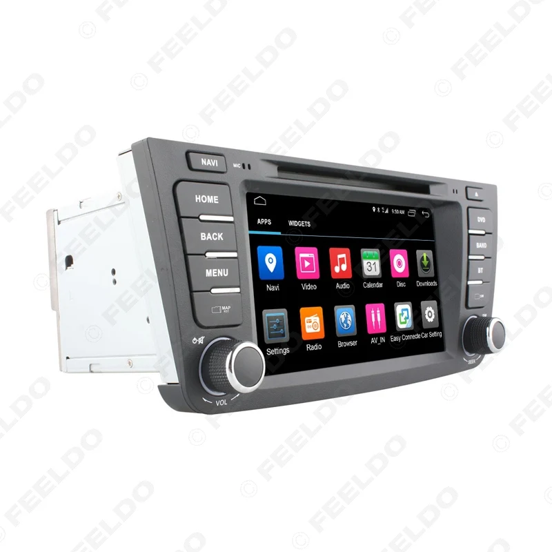 FEELDO 7 &quotAndroid 6 0 (64 бит) DDR3 2G/16G/4G LTE четырехъядерный автомобильный DVD GPS радио