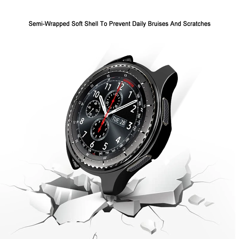 Покрытие ТПУ чехол для samsung Galaxy Watch 42 мм 0 3 ультра тонкий мягкий силиконовый