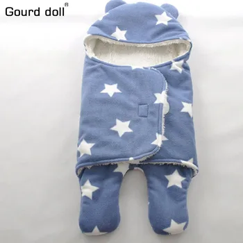 

0-12M New Baby sleeping bags as envelope for newborn winter wrap sleepsacks,Baby products used as infant bag blanket & swaddling