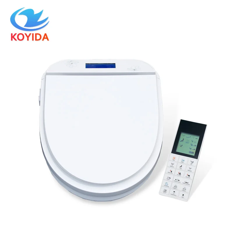 KOYIDA Washlet Heated Toilet Seat Cover LED Light Automatic Heating