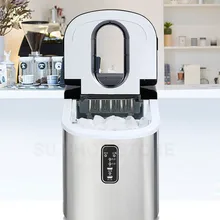 16 кг/24 ч портативная Автоматическая мороженица, бытовая пуля круглая машина для изготовления льда для семьи, небольшой бар, кофейня