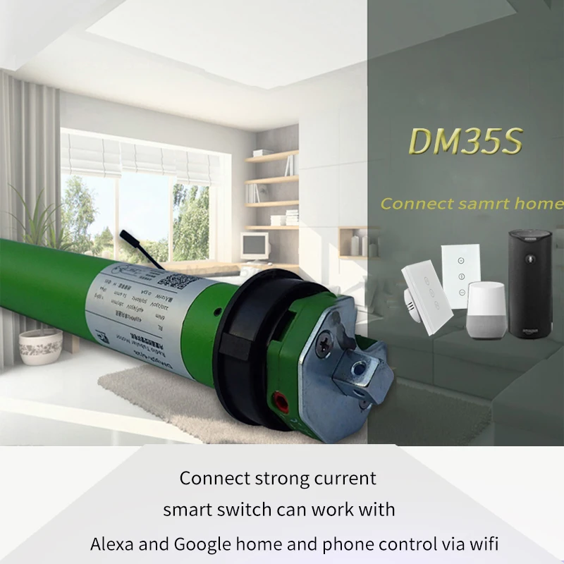 High Quality Original Dooya Tubular Motor 220V 50MHZ DM35S For Motorized Rolling Blinds