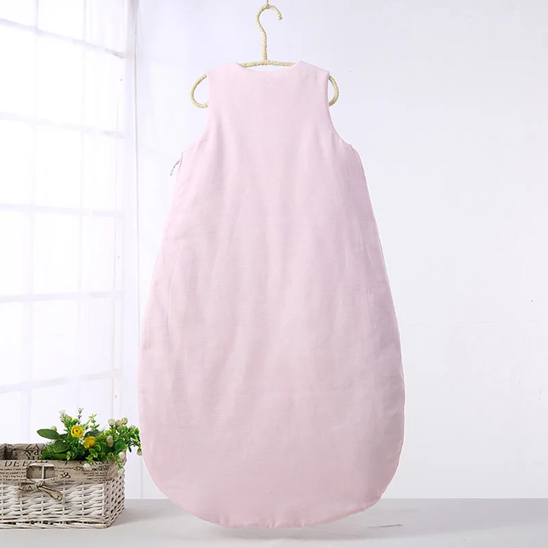 Baby newborn sleeveless baby boys & girls sleeping bags soft kids winter warm thick cotton kick quilt sleeping bag long zipper