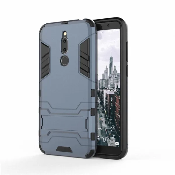 meizu phone case with stones black 3D Armor Case for Meizu m6 note Phone Back Cover Case Capa Coque Etui meizu cover Cases For Meizu