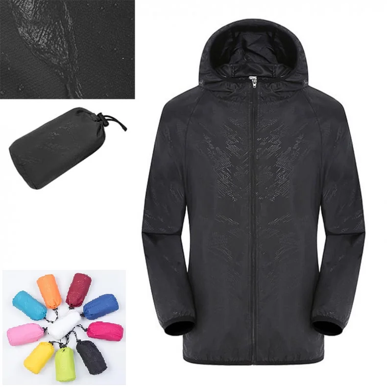 

Men's Women's Quick Dry Hiking Jacket Waterproof Sun UV Protection Coats Outdoor Sports Fishing Skin Jacket
