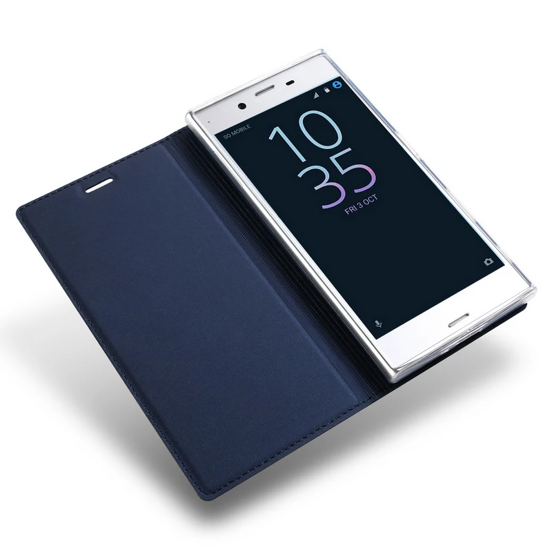 Магнитный чехол книжка для Sony Xperia XA1 Plus Ultra XZ1 XZ2 Premium XZ X Compact XP Z5 Mini L1 Z6 E6 XA2 XZ3|Бамперы|
