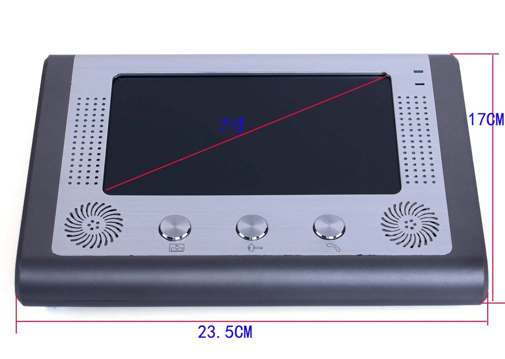 Yobang безопасности 7 дюймов видео дверной звонок телефон видеодомофон дверь Phonev домофон системы ИК камера Электрический замок