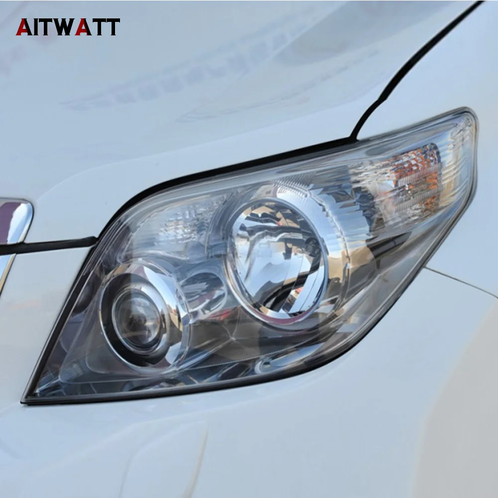 

For Toyota Prado FJ150 FJ 150 2010-2013 Chrome Head Lamp Hoods Overlay Headlight Cover Trim Plating Auto Accessories 2pcs