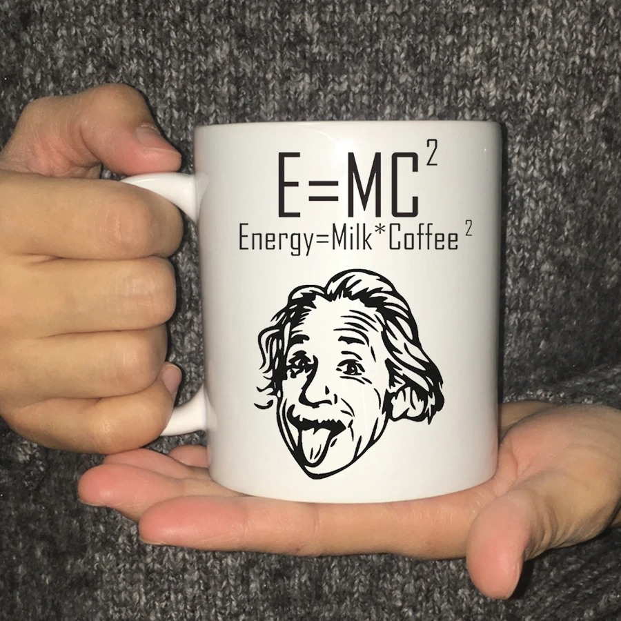 &quotE = MC2&quot ENERGY MILK X COFFEE 2 лучшая забавная кофейная кружка уникальная идея подарка