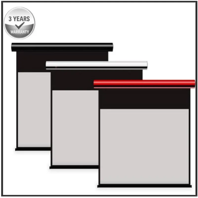 

E7HMA, 16:9 High definition format Motorized Electric Expert Projection screen with 4K fiberglass matt-white and remote control