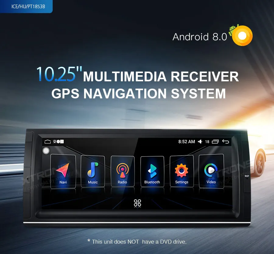 Best 10.25" Octa-Core 1.5GHz CPU Android 8.0 Oreo OS Car Multimedia GPS Radio for BMW X5 E53 1999 2000 2001 2002 2003 2004 2005 2006 1