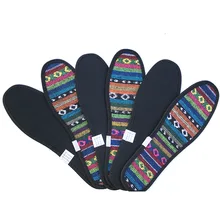 Новинка бамбуковый уголь Дышащие стельки для обуви Национальный Ветер дезодорант от пота Подошвенная Мода стельки