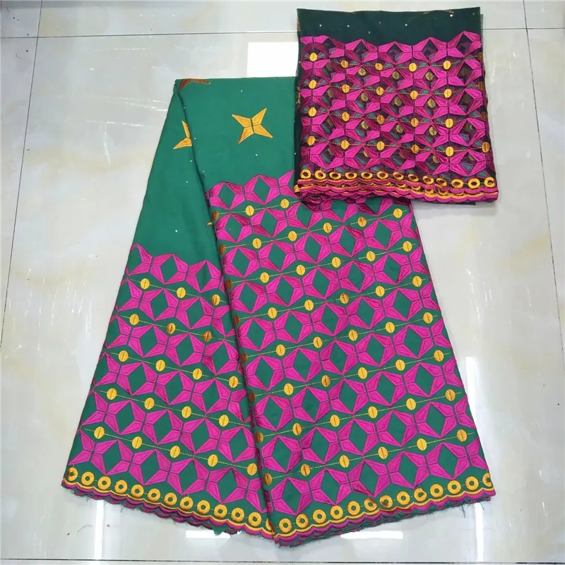 

Cotton Swiss lace fabric heavy embroidered beaded French African lace fabrics high quality Swiss voile lace in Switzerland KY091