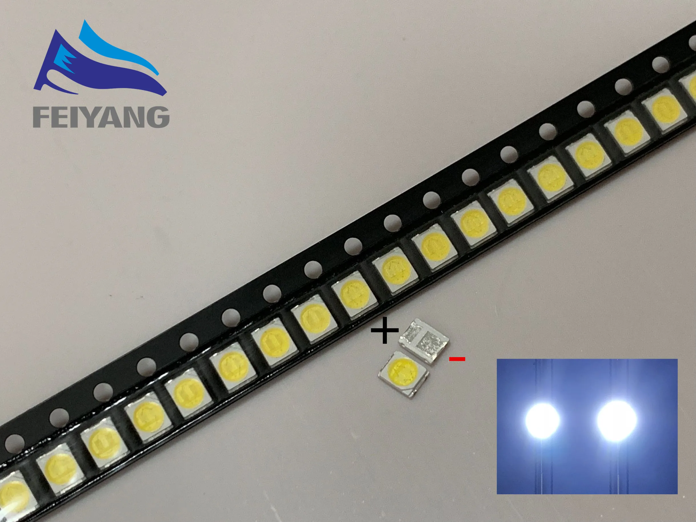 100 шт. СВЕТОДИОД SMD 3528 высокой мощности белый диод 1 Вт 1210 лм телевизионная