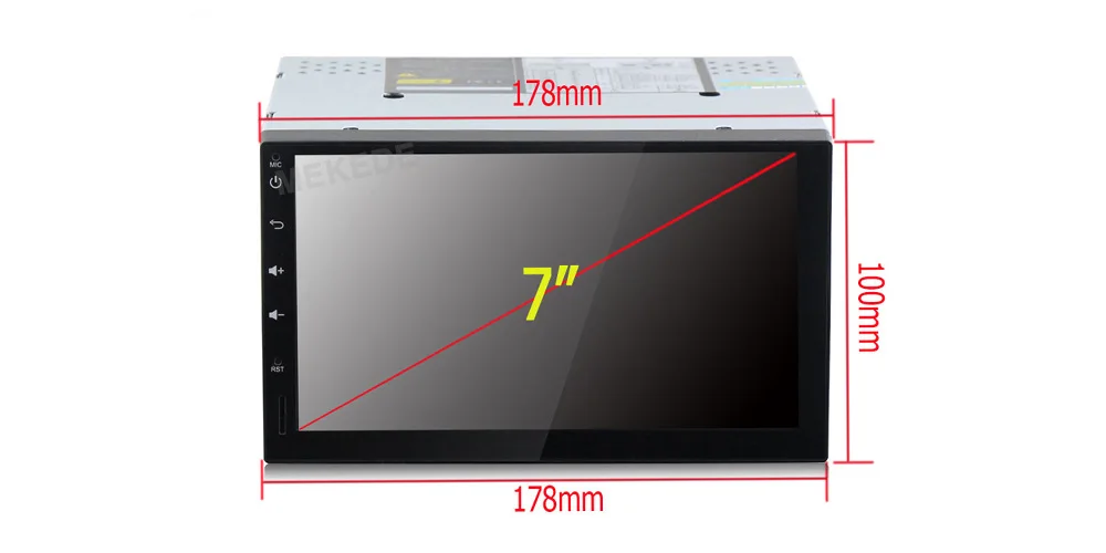 Perfect MEKEDE PX30 7" 2Din 9.0 Car DVD Player For Nissan Volkswagen TOYOTA Honda KIA Hyundai Lada Renault mazda Universal Car radio GPS 5