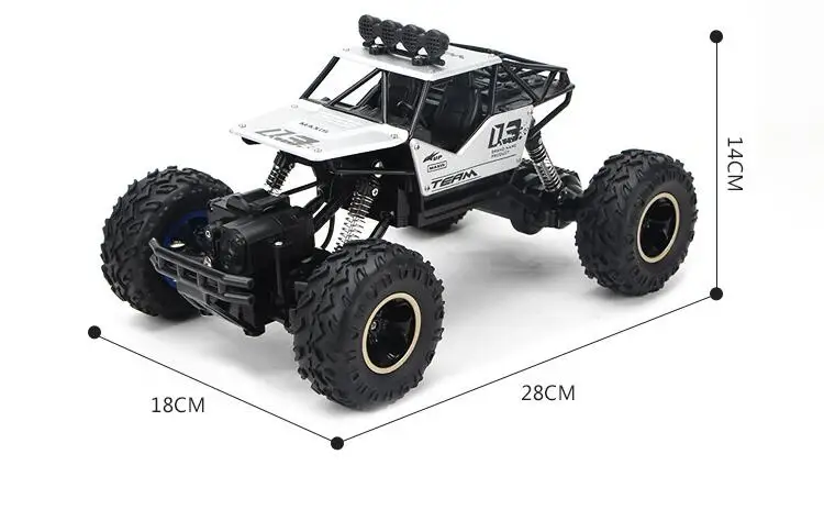 Игрушки для взрослых детей, 1:16, 4 канала, 4WD, 2,4 г, высокоскоростной пистолет, тип, пульт дистанционного управления, RC, дрейфующий, поднимается по пересеченной местности, автомобиль, Джип, детский подарок