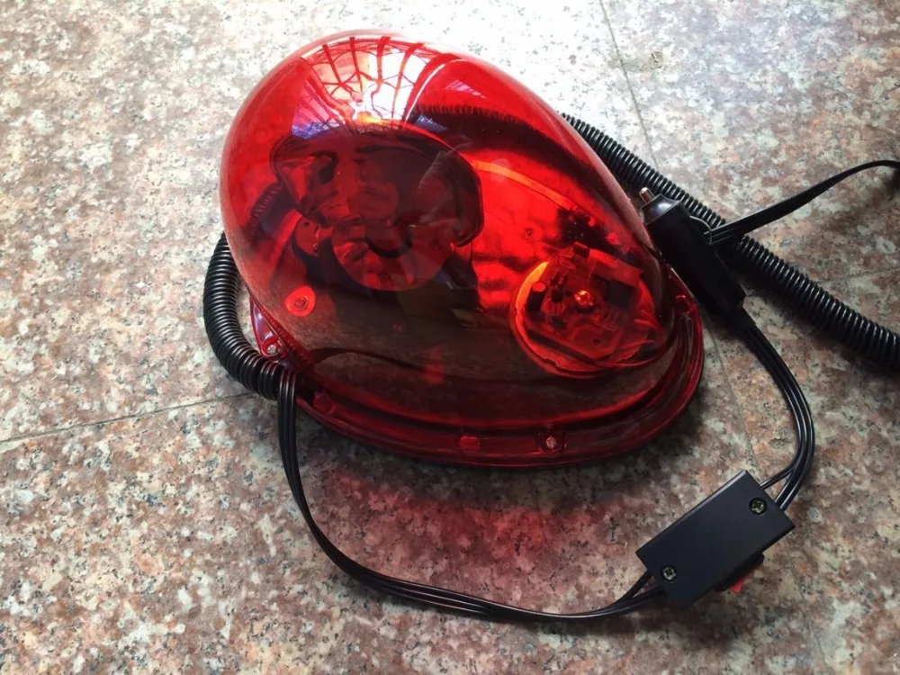 

Bulb Revolving Warning Signal Light LTD-1201J Low Noise Rotate Snail Beacon with Buzzer Amber Green Red