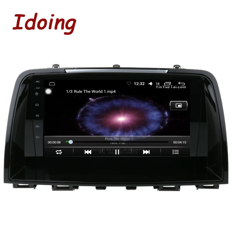 Top Idoing 9" IPS 2.5D 4GB+64GB 1Din Android8.0 Car Radio Multimedia GPS Player For Mazda cx-5 2013-2015 Octa Core GPS Navigation TV 2