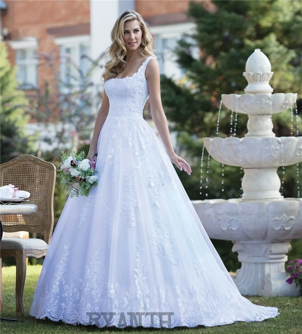 Vestido de Noiva 2019 Robe de mariee сексуальное кружевное свадебное платье на бретельках, изготовление на заказ, Платья de festa