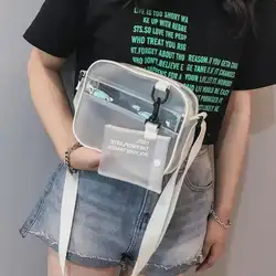 Лето 2 в 1 Сумка Женская молния сумки дизайнер 2019 новейший ПВХ желе сумка женская белая прозрачная сумка Z95