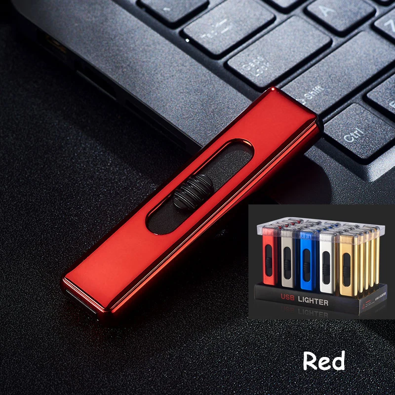 Открытый EDC USB Электронный двойной боковой прикуриватель с зажиганием легкая Зажигалка без газа Зажигалка новая плазменная дуговая зажигалка