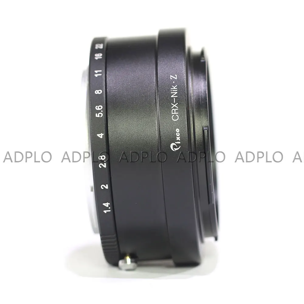 Pixco Lens Mount Adapter Ring for CRX Lens to Nikon Z Mount Camera Nikon Z6 Nikon Z7