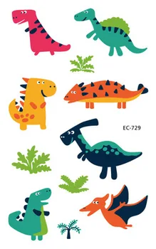 

Temporary Tattoo Sticker Waterproof Dinosaur Cartoon Batman Fake Tatto Tatoo Tatouage Flash Birthday Gift For Kids Men Women