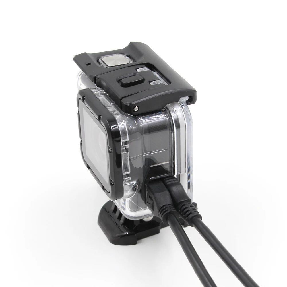 

TELESIN Clear View Skeleton Open Side Protective Housing Case Cover for GoPro Hero 5 6 Outside Sports Action Camera Accessories