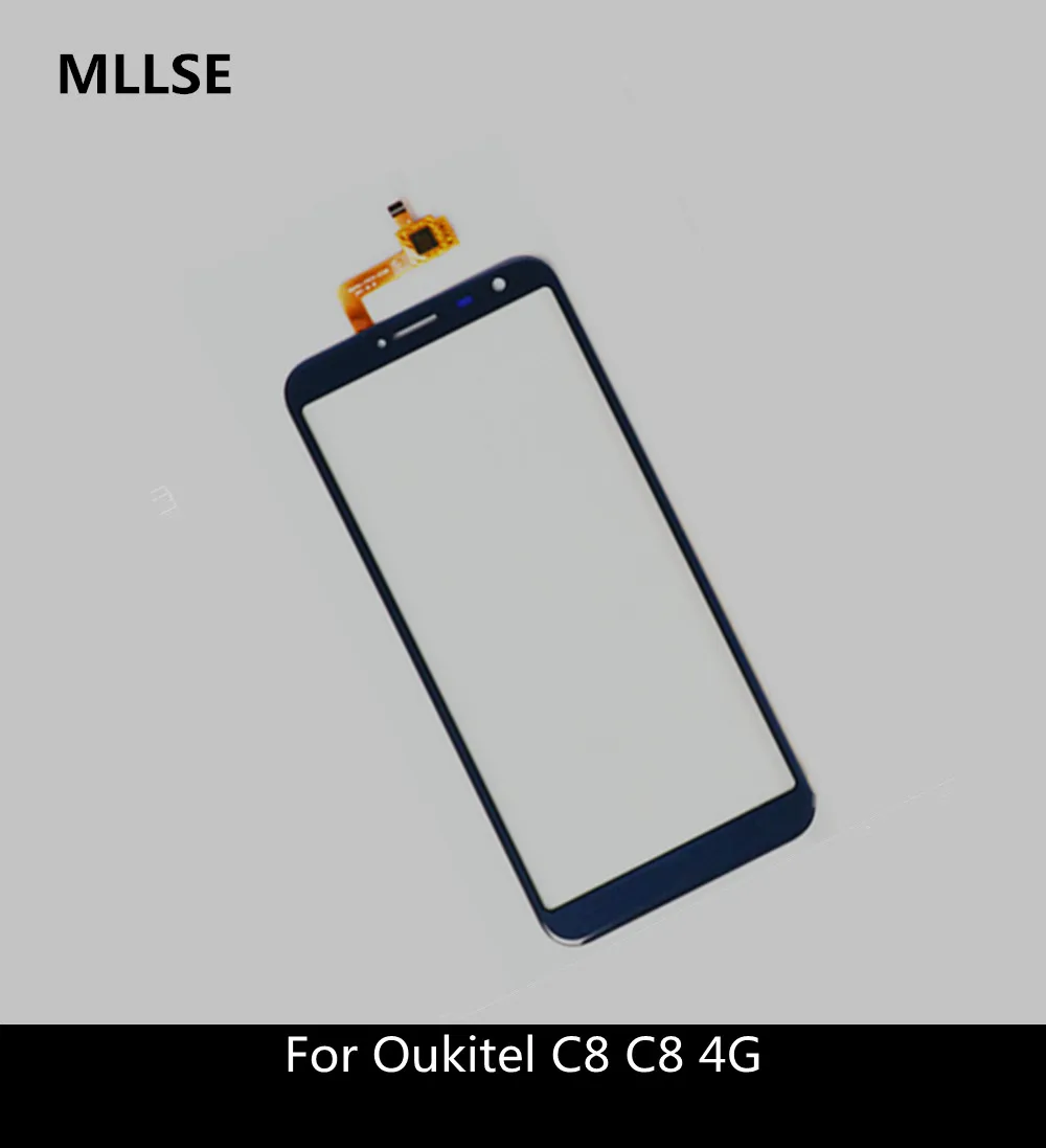 Сенсорная панель для Oukitel C8 C8 4G сенсорный экран дигитайзер сенсор Замена для Oukitel C8 смартфон запасной с лентой