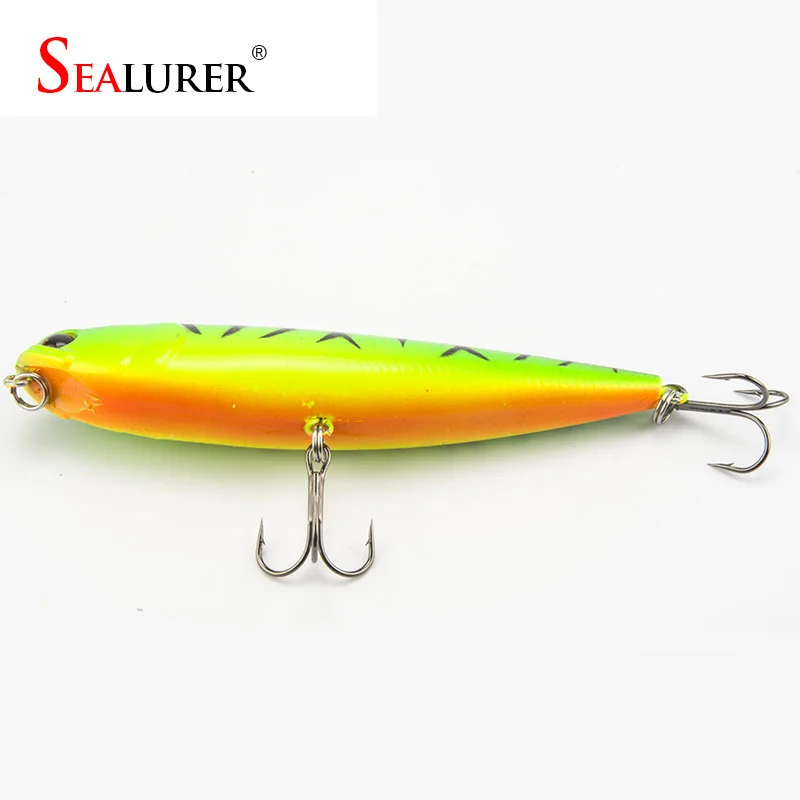 SEALURER Topwater рыболовные приманки плавающий воблер 11 см длина 20 г 4 # крючки Bionic Pesca