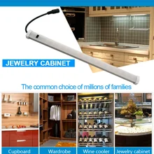 Светодиодный под ручка для шкафа огни движения Сенсор переключатель 12 вольт постоянного тока трубки/бар лампа Caravan Vans морской лодка трейлеры теплый/холодный белый