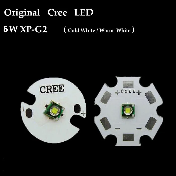 Оригинальный CREE Белый 6500k теплый белый 3500k 5 Вт XPG2 R5 светодиодсветильник вспышка
