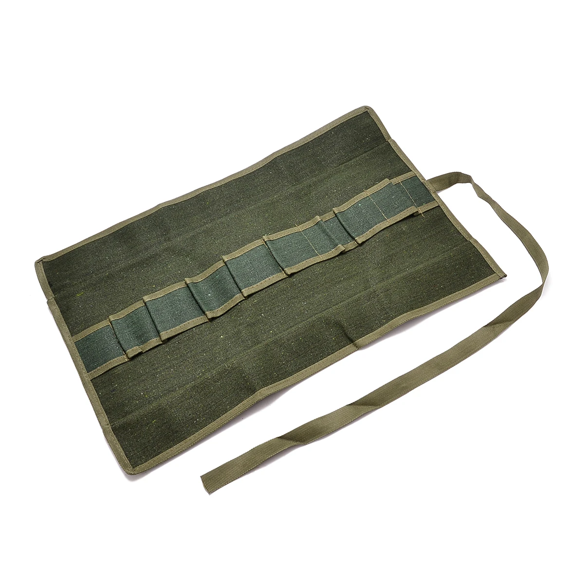 Bonsai Storage Package Roll Bag Green Japanese style Tool Organizer Canvas Wrench Storage Bag Set Case For Garden DIY tool Box