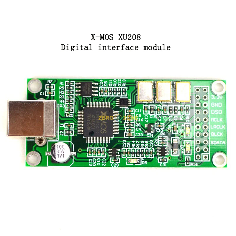 

SUQIYA-XMOS-XU208-USB digital interface module - compatible with Amanero usb