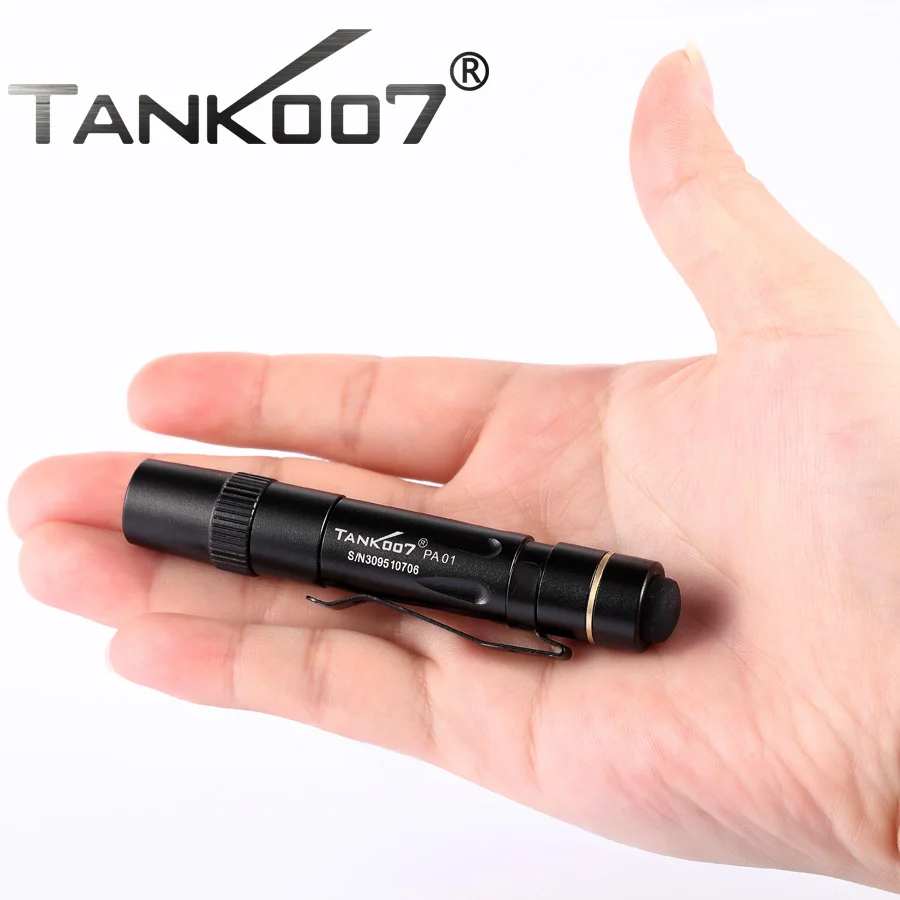 TANK007 PA01 OSRAM Cree светодиодный карманный мини-фонарик Перезаряжаемые ручка светильник 1-режим linterna caneta медико AAA Батарея