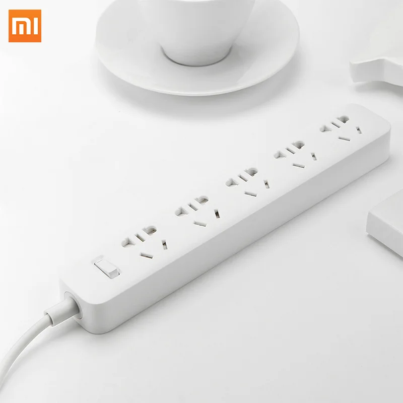

100% Original Xiaomi Power Socket Plug Strip, 5 Smart Intelligent Safety Electrical Plug Socket Adapter have EU UK adapter