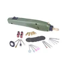AC220V Rotary Power Tool 16000rpm Mini electric Portable Grinding Set for Milling Polishing Wood Stone Drilling Cutting NEW