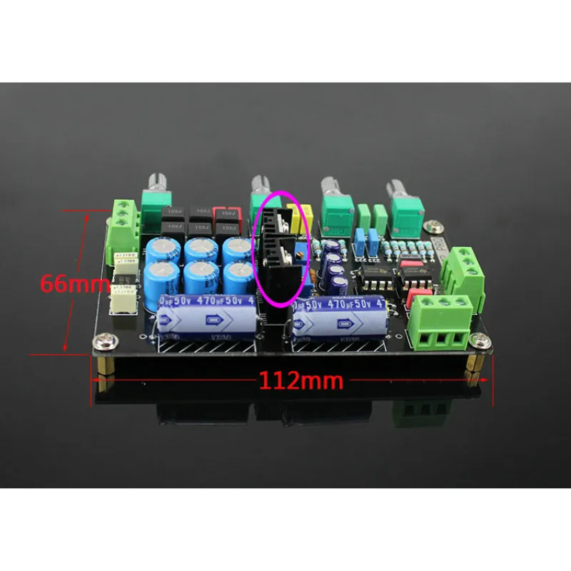 AIYIMA NE5532 Tone Control Preamp Board OP-AMP HIFI Amplifiers Preamplifier Volume  Control Board 5 channel car amplifier