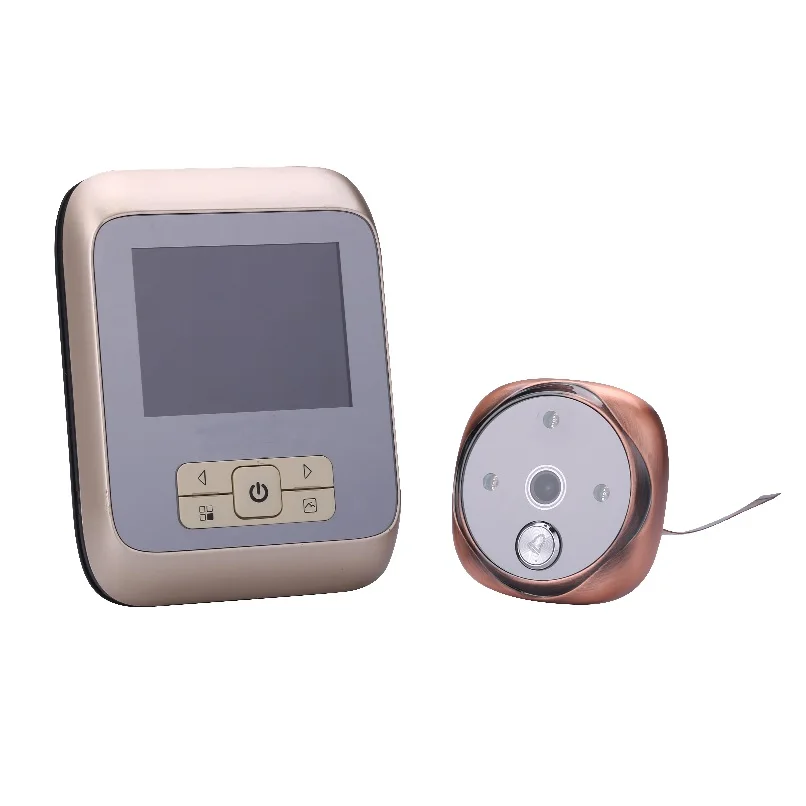 

Door bell video peephole door camera 3.0 inch LCD Material Zinc Alloy IR Night Vision 25 rings door peephole doorbell Max 32GB