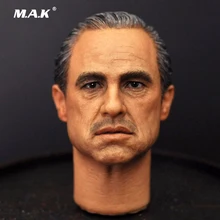 1/6 весы Marlon Brando The Godfather Corleone головной убор Аль Пачино голова вырезание для 1" мужской тела головной убор игрушки