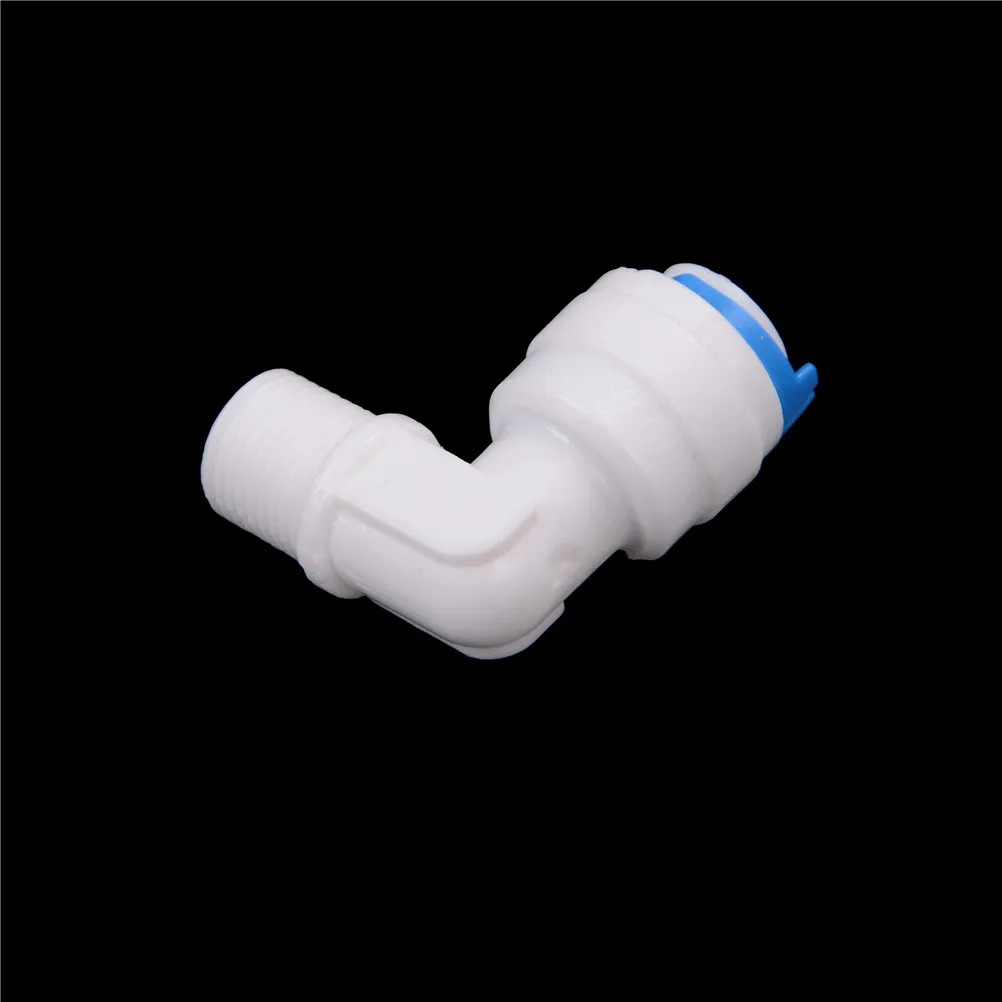 5 шт. мужской 1/8 &quotрезьбовой 1/4&quot OD труба PE фитинг шланг Локоть Быстрый разъем
