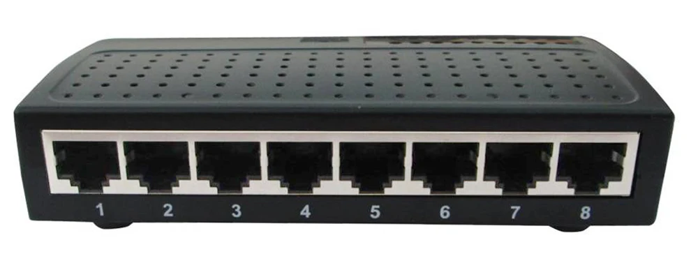 8 портов 10/100 м с полным питанием Ethernet-коммутатор