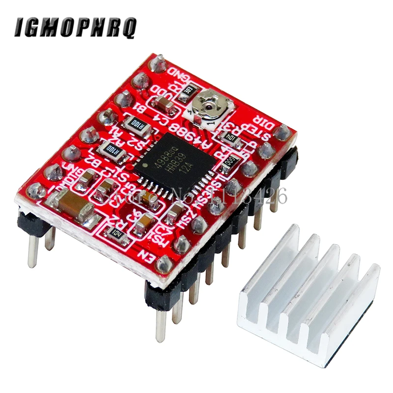 

Reprap Stepper Driver A4988 Stepper Motor Driver Module with Heatsink