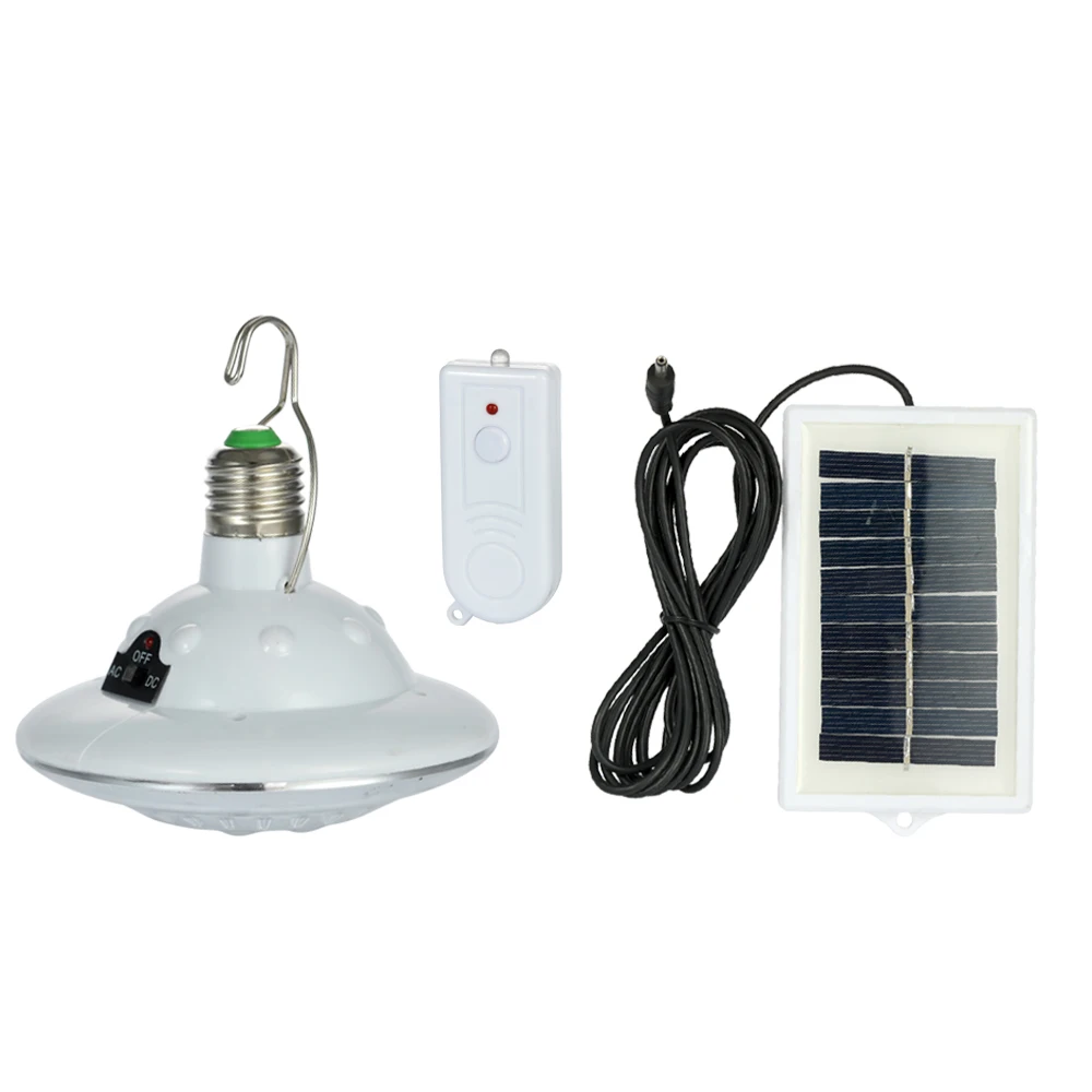 

/ 22LED E27 Outdoor and Indoor Solar LED Lamp Hooking Camping Accessories Garden Night Remote Control Light