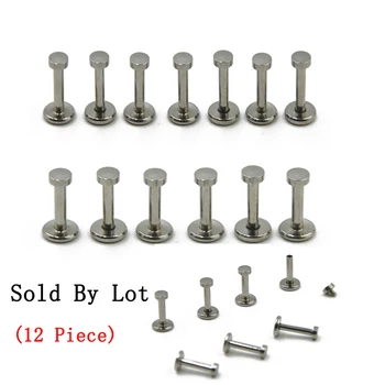 

12PCS Steel Roung Flat Top Monroe Labret Lip Bar Ring Earring Internally Thread Top 16g Cartilage Piercing Body Jewelry
